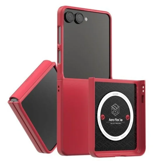 Araree Aero Flex Magsafe Case With Dual Layer Protection For Samsung Galaxy Z Flip 7 - Pink